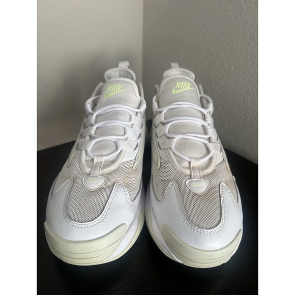 Nike Women's Zoom 2K Casual Sneakers Mesh White Volt Aqua Size 9.5 Shoes - Picture 2 of 8